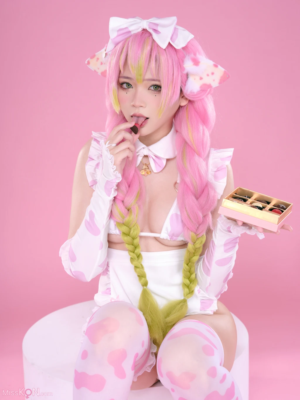 Coser@ZinieQ: Demon Slayer Mitsuri Kanroji Valentine (21 ảnh )