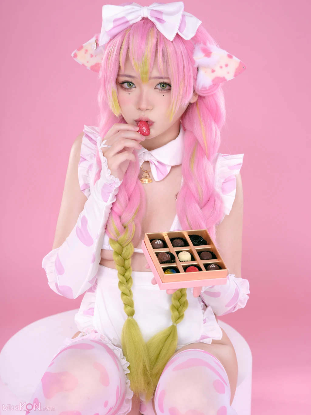 Coser@ZinieQ: Demon Slayer Mitsuri Kanroji Valentine (21 ảnh )