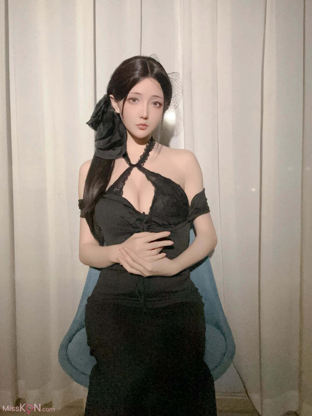 Coser@星之迟迟Hoshilily: 2024年08月计划G 同事的未亡人太太 (117 ảnh )