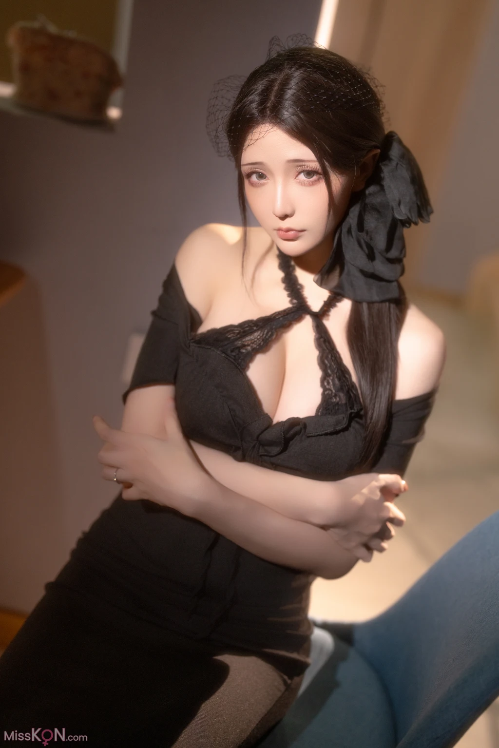 Coser@星之迟迟Hoshilily: 2024年08月计划G 同事的未亡人太太 (117 ảnh )