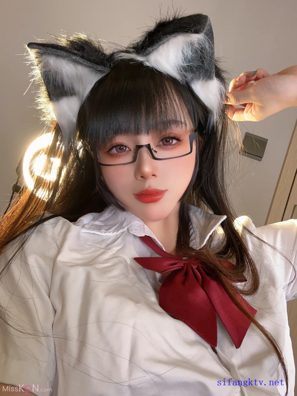 Coser@九言: 猫耳娘的裙底 (36 ảnh)