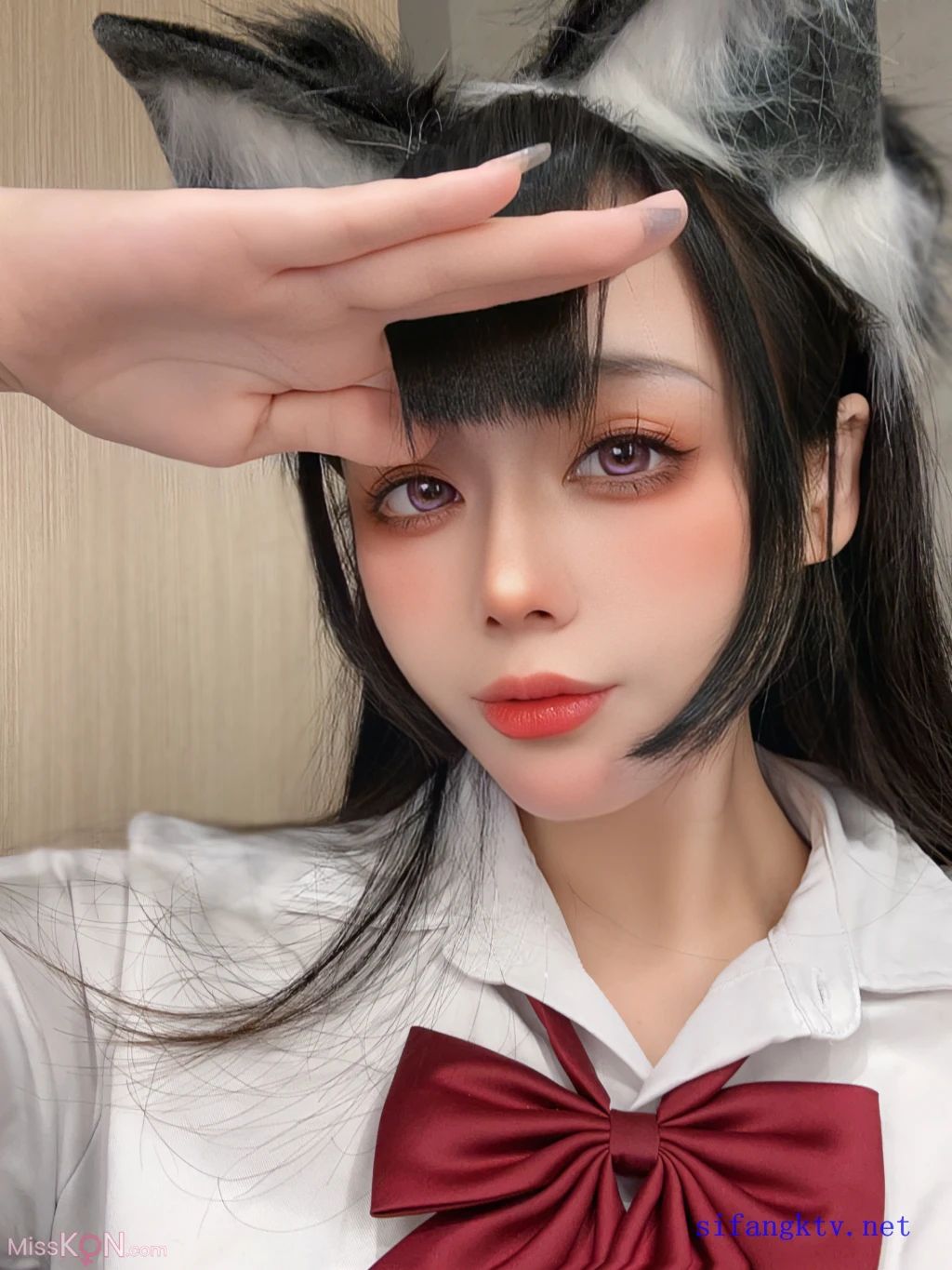 Coser@九言: 猫耳娘的裙底 (36 ảnh)