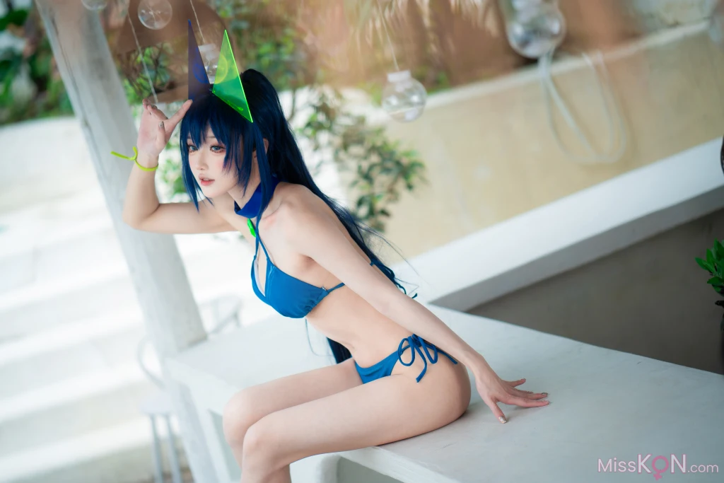 Coser@阿包也是兔娘: 花园泳装 (35 photos)