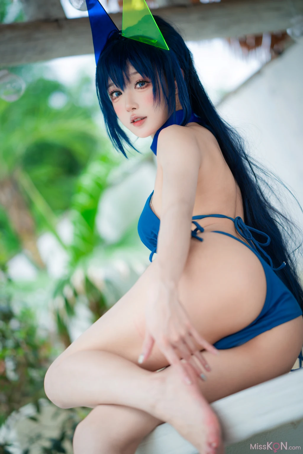 Coser@阿包也是兔娘: 花园泳装 (35 photos)