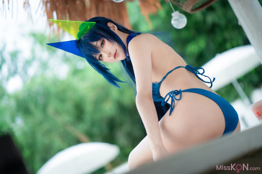 Coser@阿包也是兔娘: 花园泳装 (35 photos)