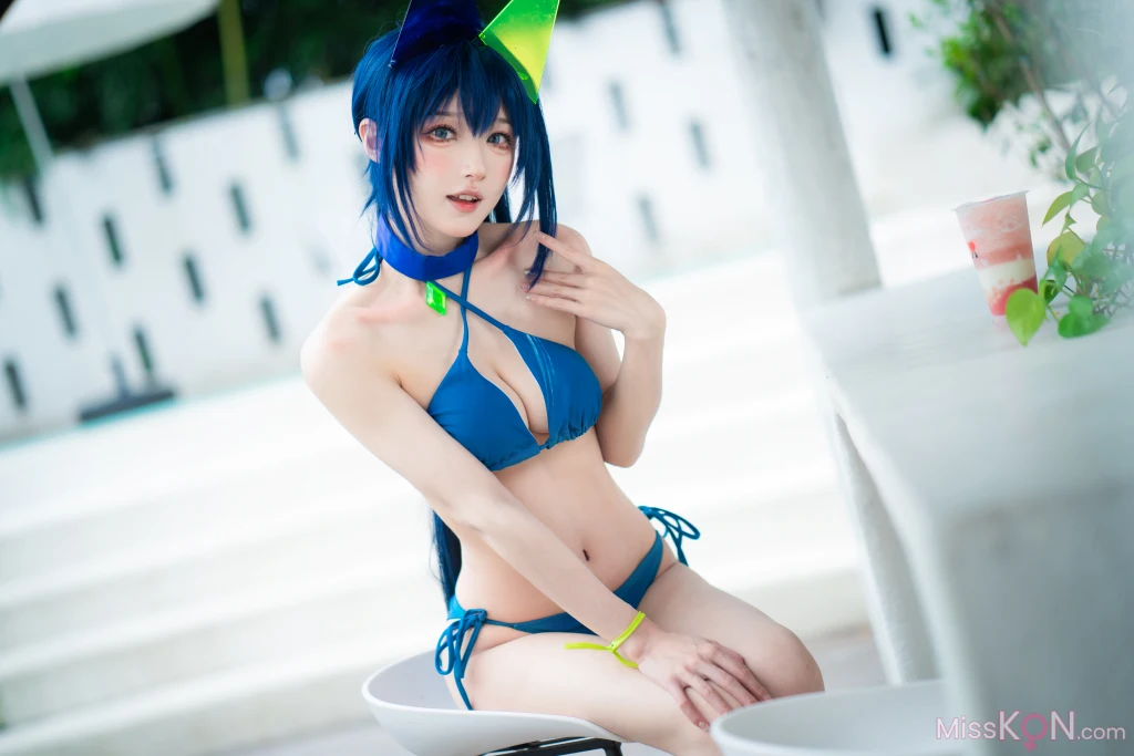 Coser@阿包也是兔娘: 花园泳装 (35 photos)