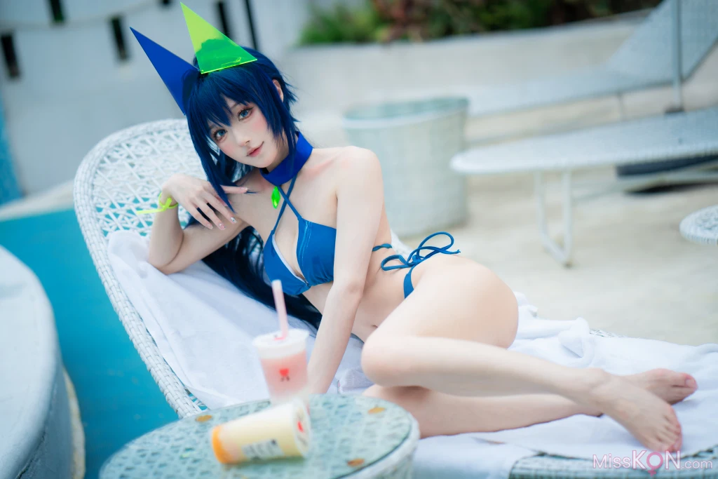 Coser@阿包也是兔娘: 花园泳装 (35 photos)