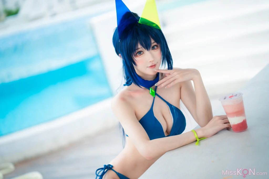 Coser@阿包也是兔娘: 花园泳装 (35 photos)