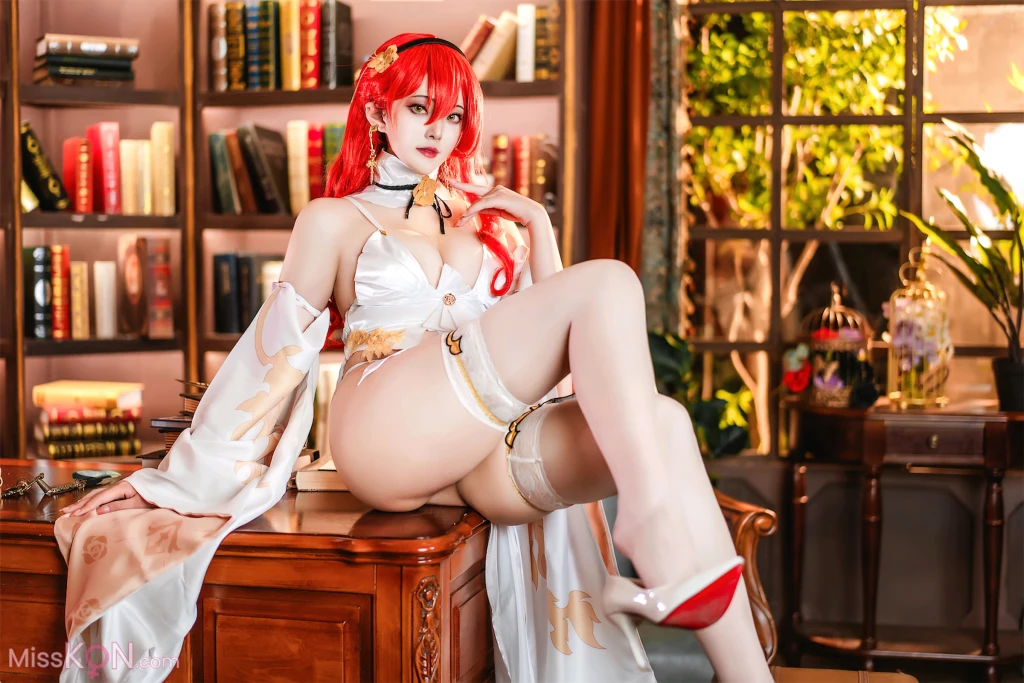 Coser@Natsuko夏夏子: 崩坏：星穹铁道 姬子礼服 (77 photos)