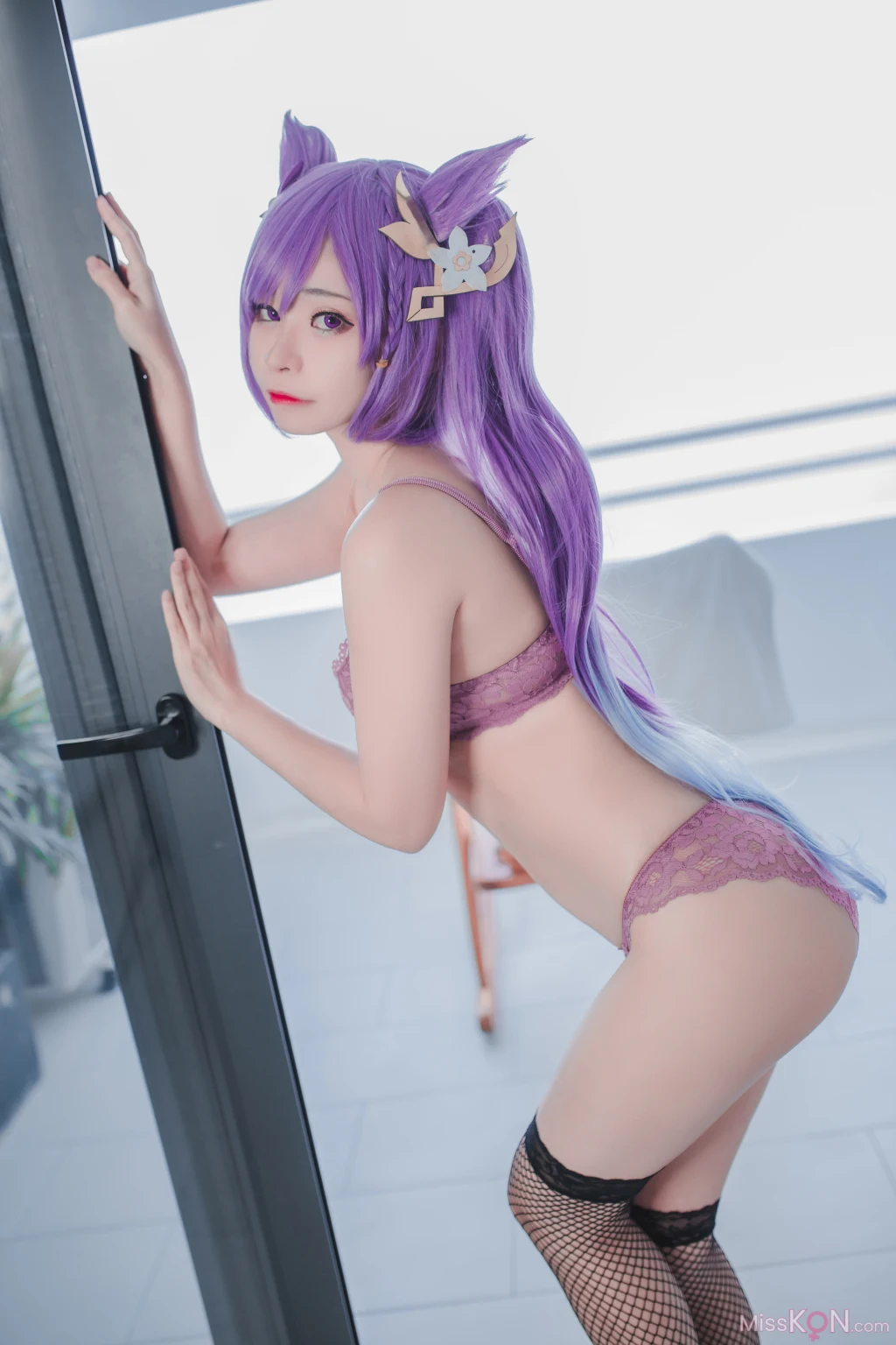 Coser@MeenFox: Sexy Keqing (40 ảnh )