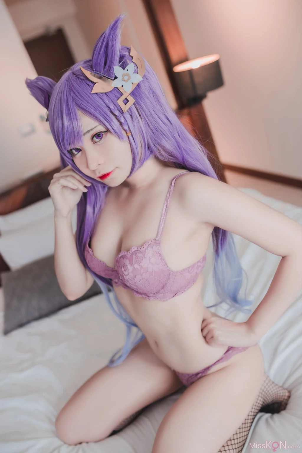 Coser@MeenFox: Sexy Keqing (40 ảnh )